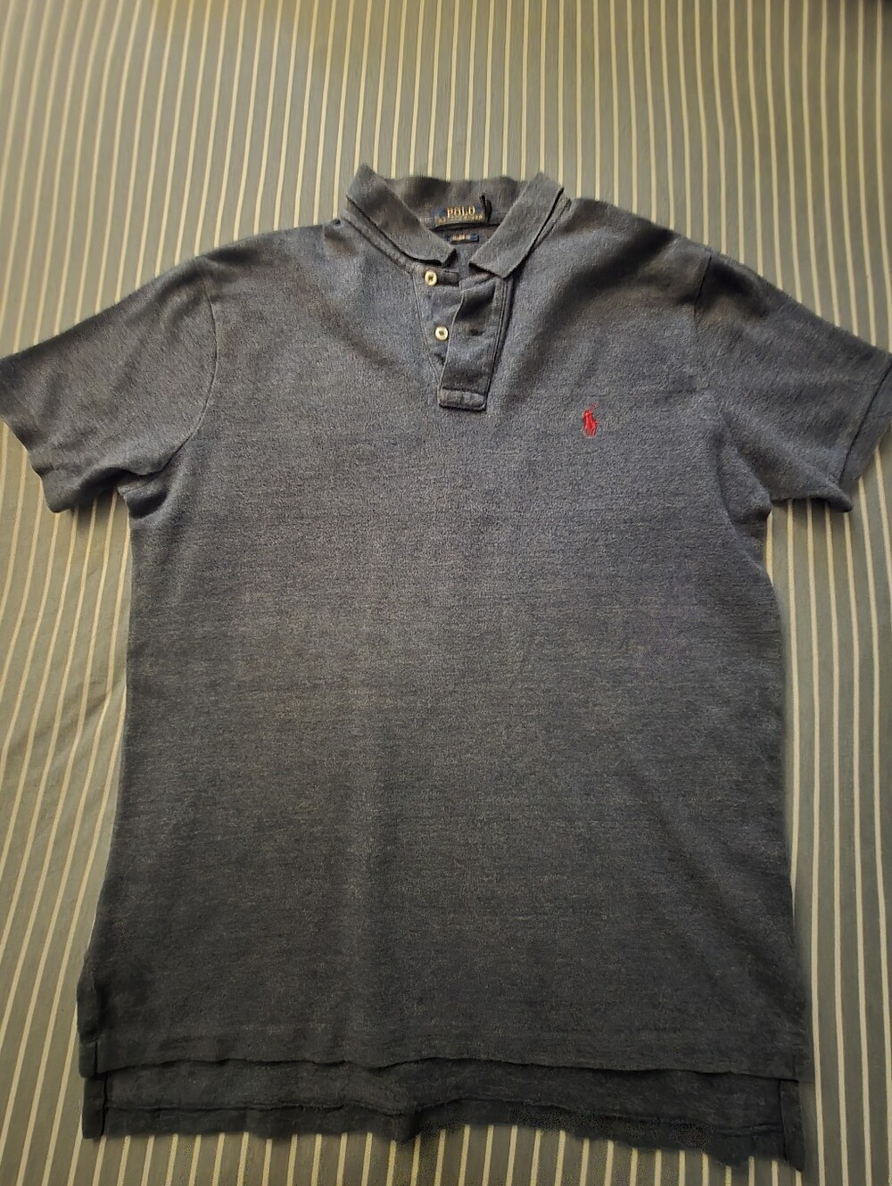 Polo by Ralph Lauren Men's Navy Heather Short-Sleeve Polo